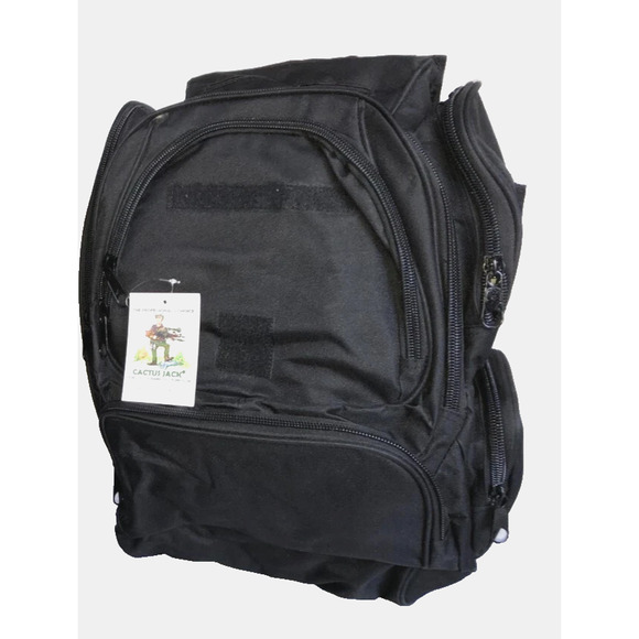 Cactus Jack Backpack Black Military Style Backpack Bookbag - Picture 1 of 3